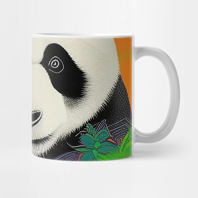 Pablo the Flower Power Panda by Davey's Designs